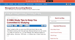 Desktop Screenshot of managementaccountingmastery.com